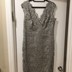 Tadashi Shoji duvet sequin dress